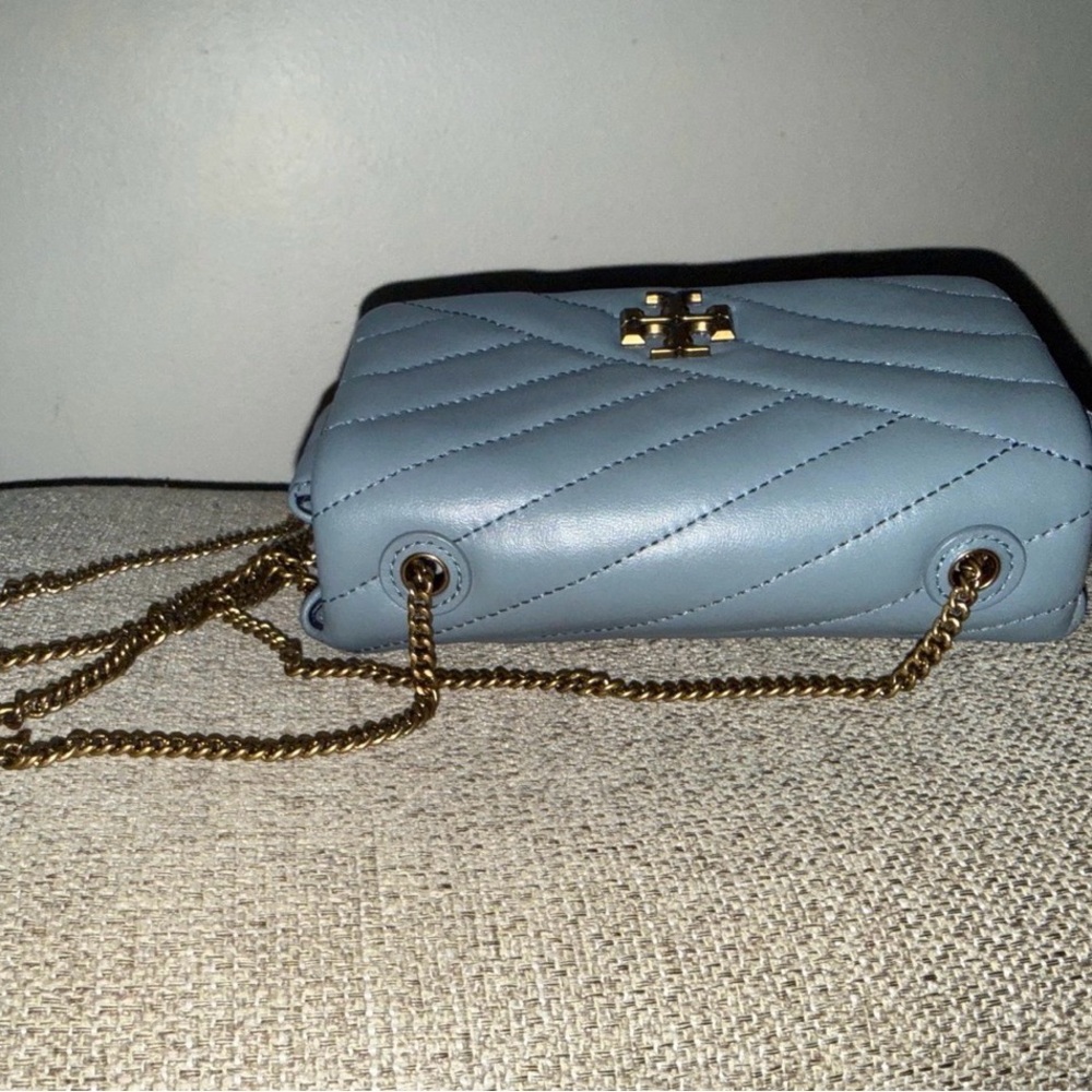 $428 TORY BURCH Rainwater KIRA CHEVRON MINI BAG Crossbody - Picture 11 of 11